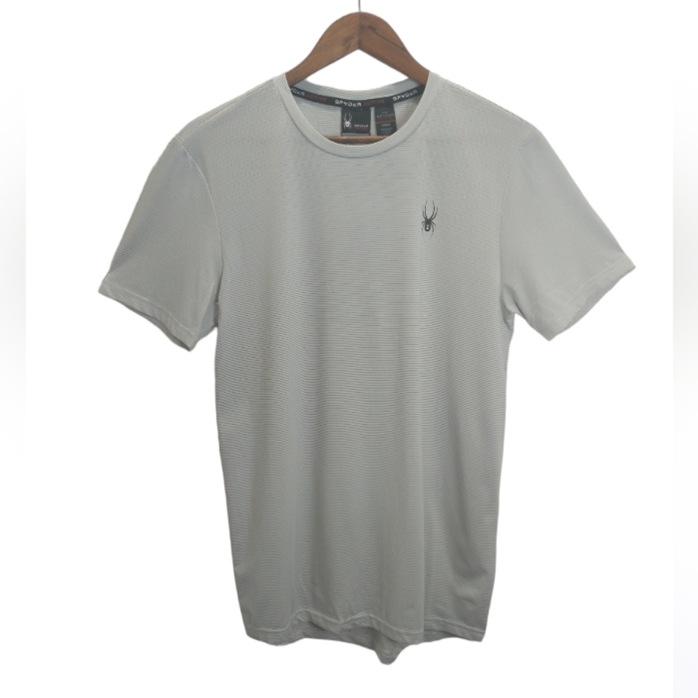 Spyder Active Men's Short Sleeve Stripe T-Shirt Size S